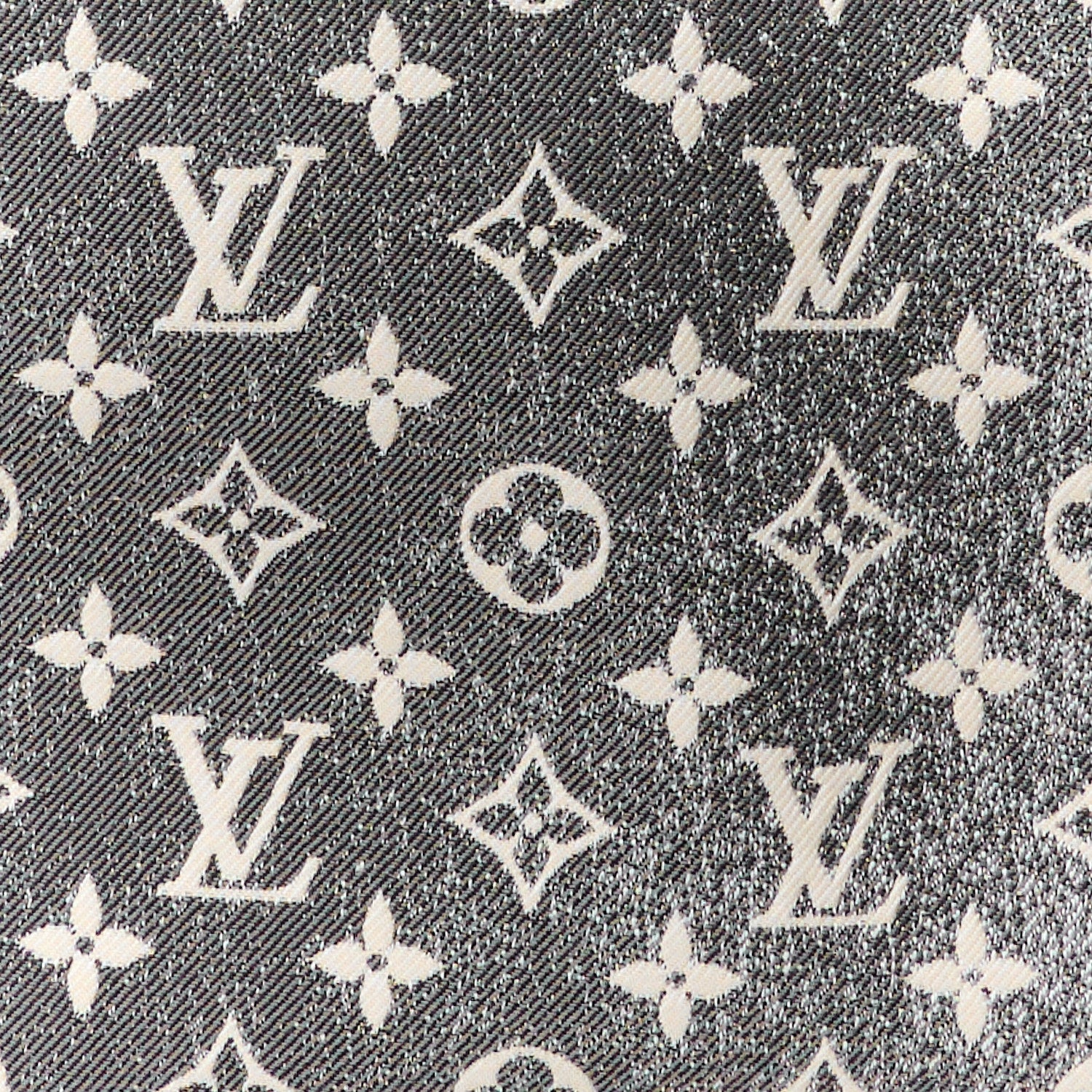 Louis Vuitton Monogram Jacquard Denim Onthego MM Black 8 of 10