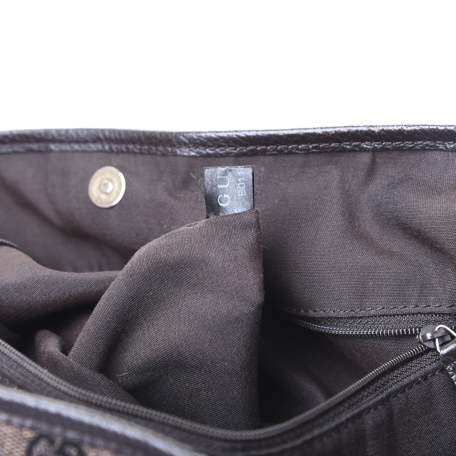 Gucci Monogram Tote Dark Brown 11 of 12