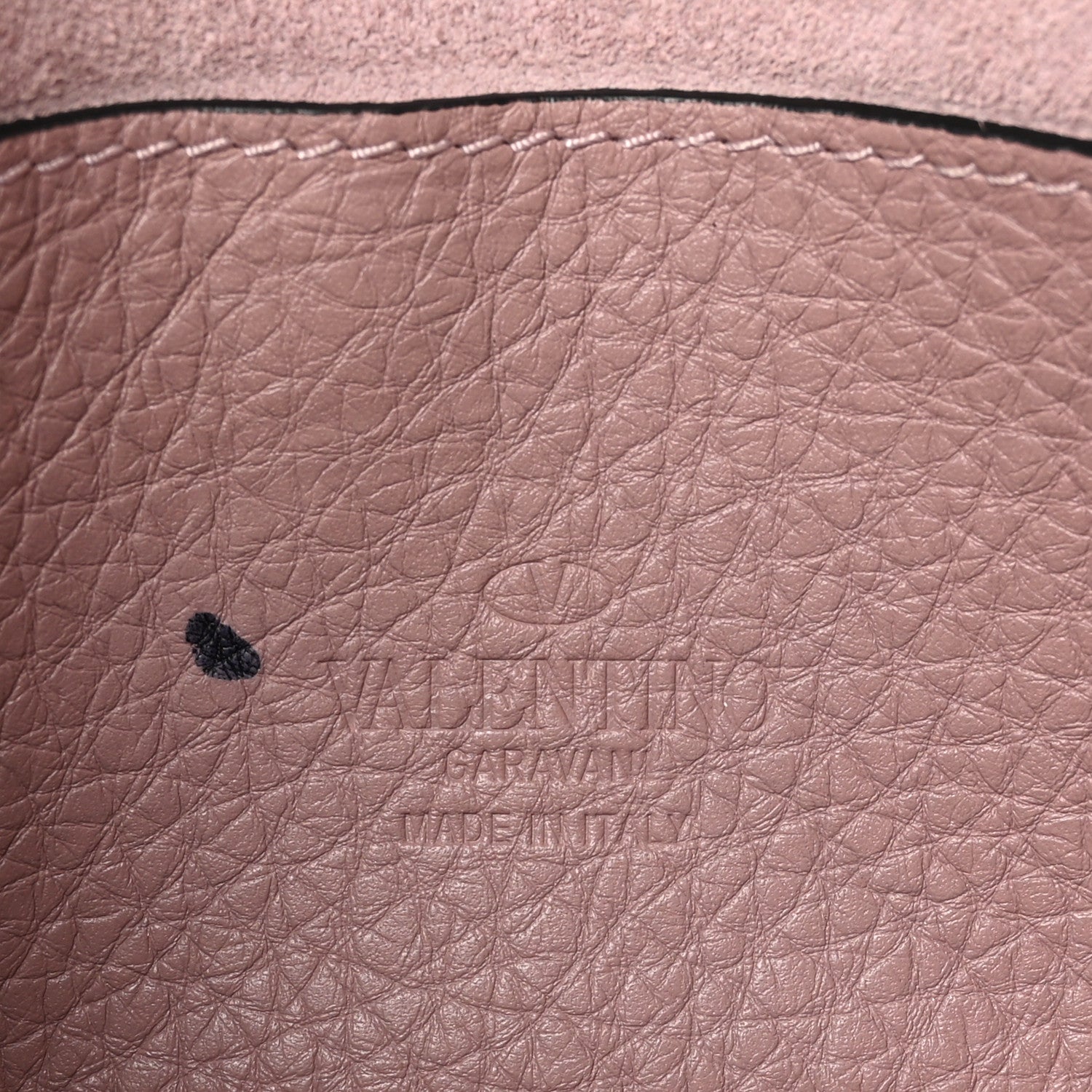 Valentino Garavani Pebbled Calfskin Medium Rockstud Flip Lock Crossbody Bag Poudre 6 of 9