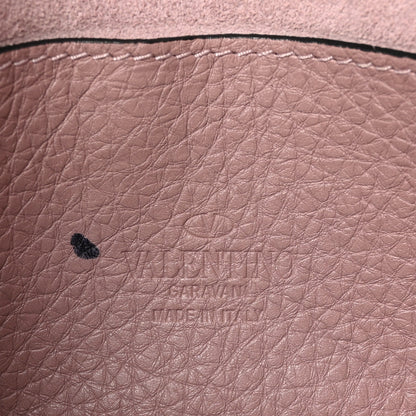 Valentino Garavani Pebbled Calfskin Medium Rockstud Flip Lock Crossbody Bag Poudre 6 of 9