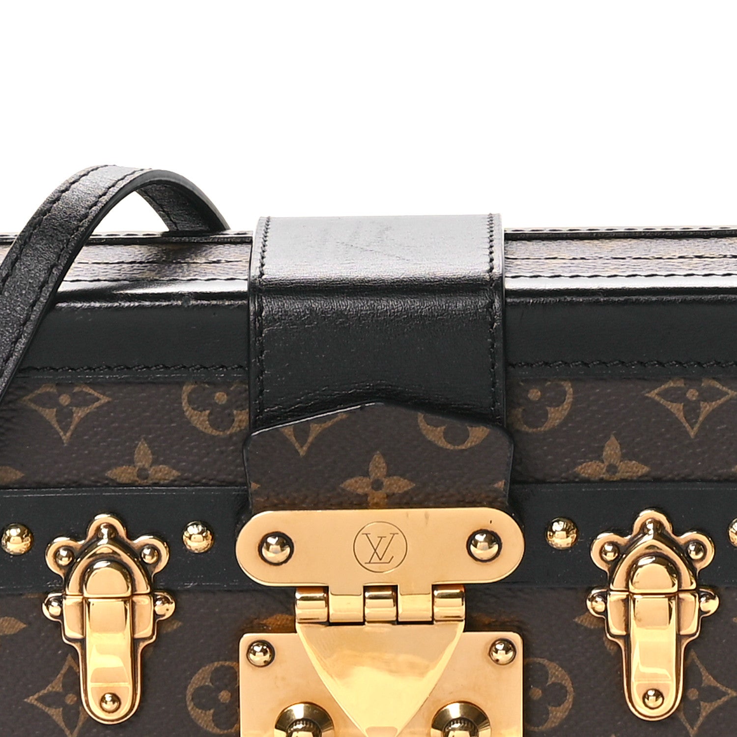 Louis Vuitton Monogram Petite Malle Black 8 of 11