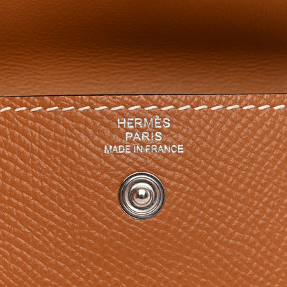 Hermes Epsom Kelly Pocket Belt Gold 6 of 7