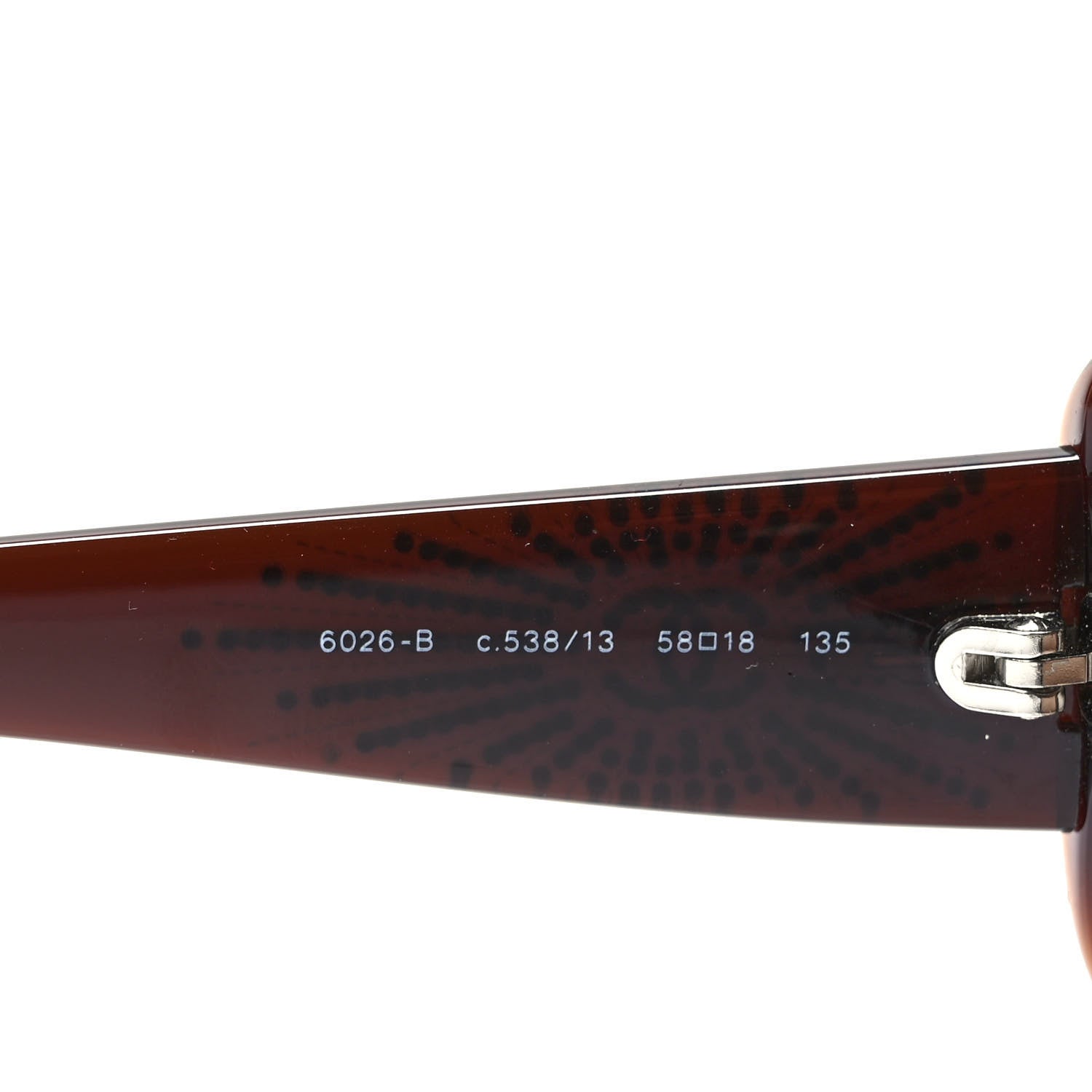 Chanel Crystal CC Logo Sunglasses 6026-B Brown 7 of 8