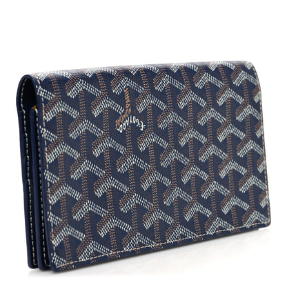 Goyard Goyardine Richelieu Wallet Navy 3 of 8