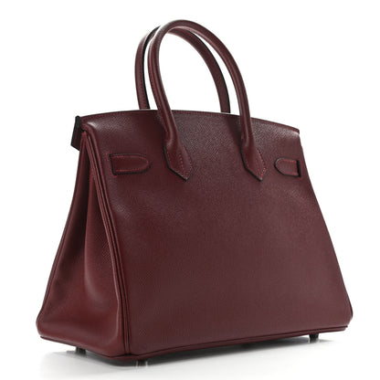 Hermes Epsom Birkin 30 Rouge H 3 of 11