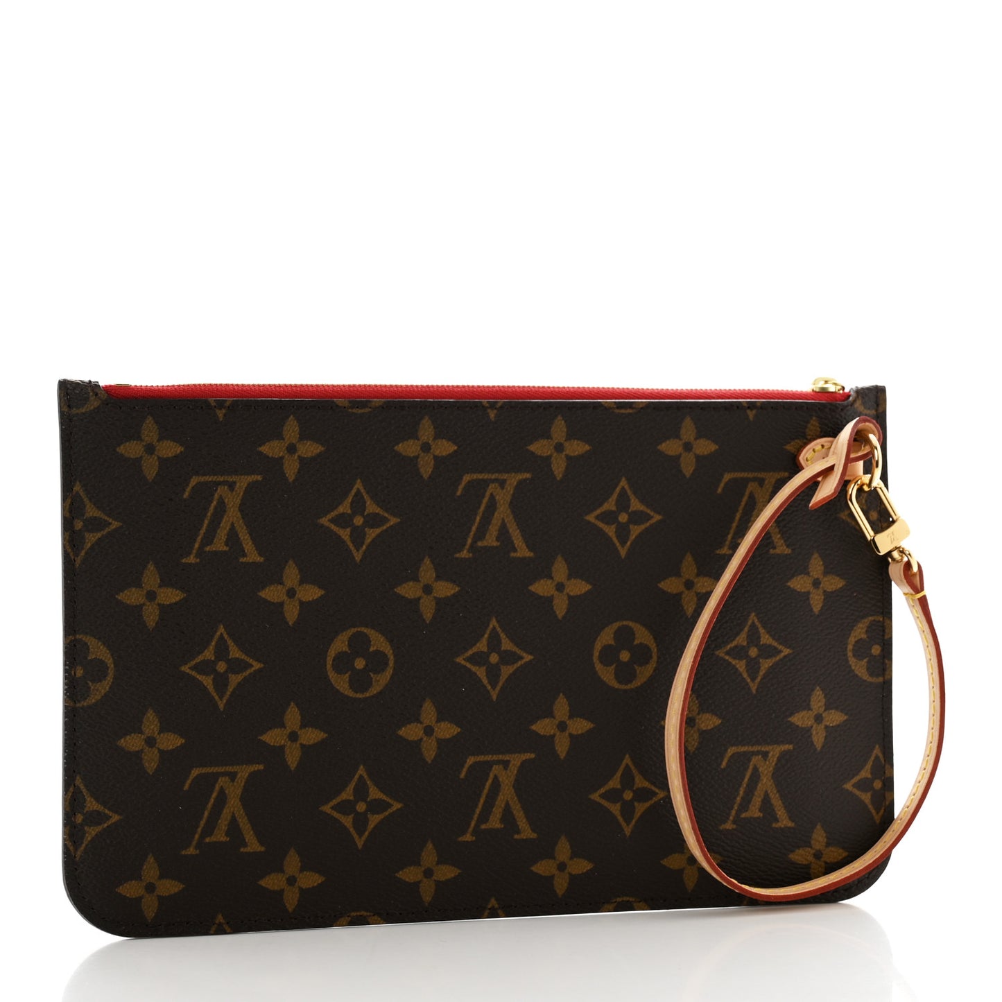 LOUIS VUITTON Monogram Neverfull MM GM Pochette Cherry