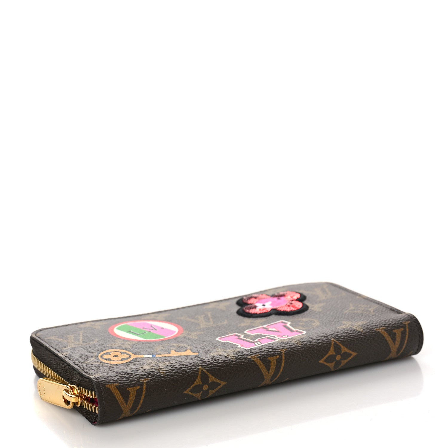 Louis Vuitton Monogram Travel Stickers Zippy Wallet 4 of 8