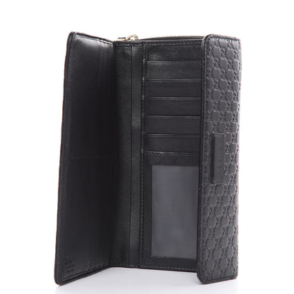 Gucci Soft Microguccissima Continental Zip Wallet Black 6 of 13