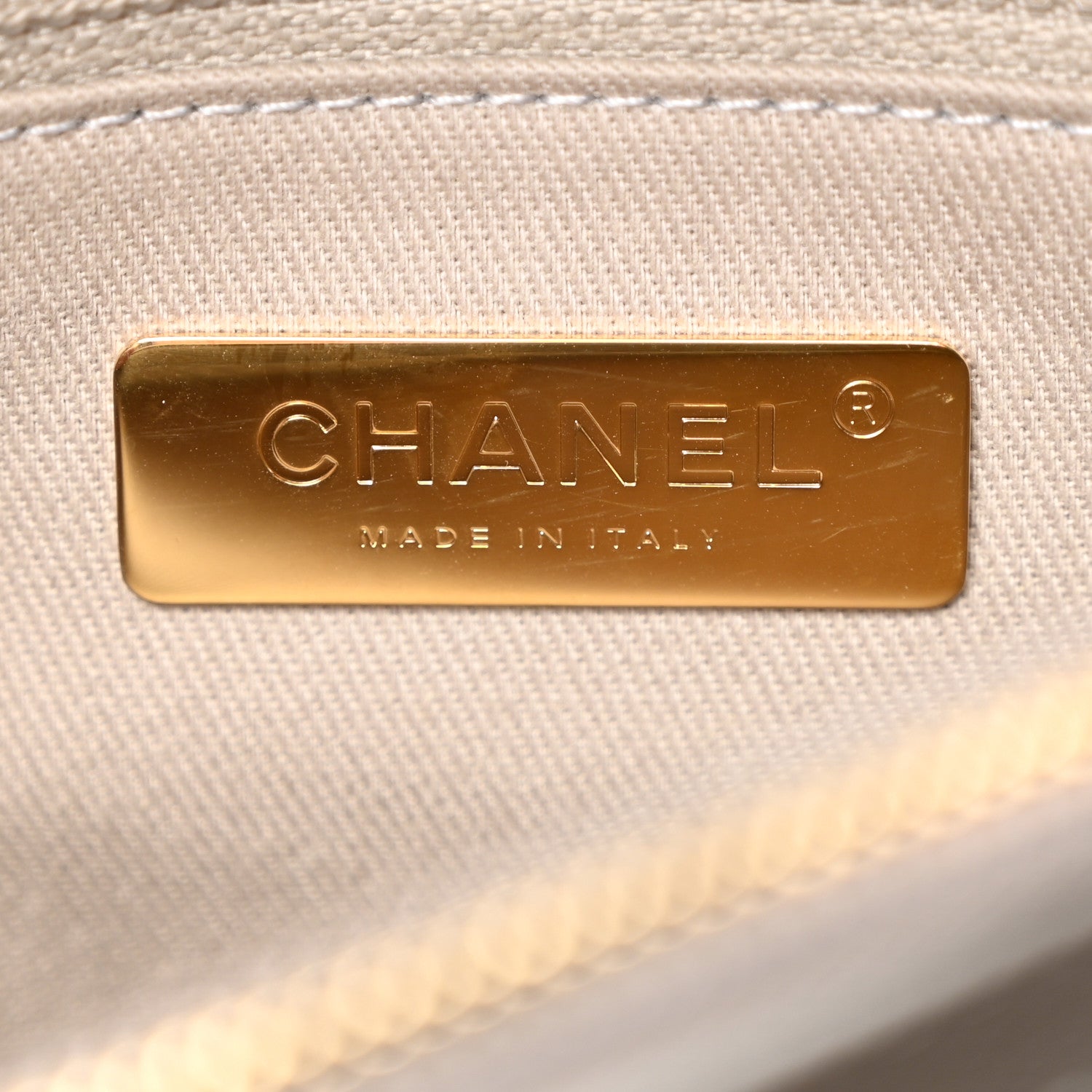 Chanel Grained Calfskin Small Stitched Flap Grey 6 of 10