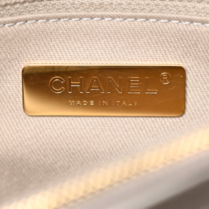 Chanel Grained Calfskin Small Stitched Flap Grey 6 of 10