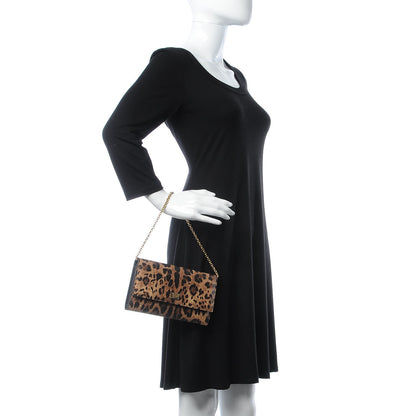 Dolce & Gabbana Dauphine Nina Flap Clutch Leopard 2 of 11