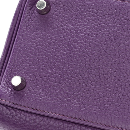 Hermes Taurillon Clemence Kelly Retourne 32 Ultraviolet 16 of 19