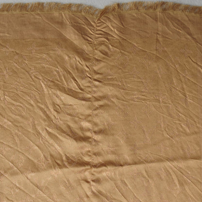 Louis Vuitton Silk Wool Monogram Voile Shawl Gold 6 of 7