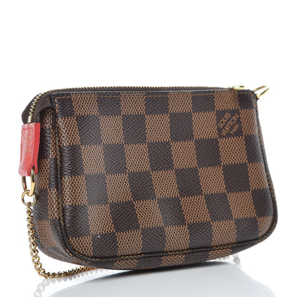 Louis Vuitton Damier Ebene 2015 Christmas Animation Mini Pochette Accessories 3 of 9