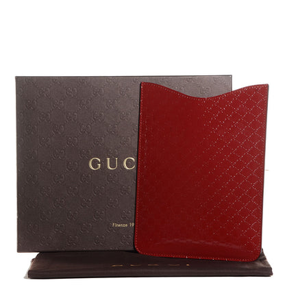Gucci Patent Microguccissima Mini iPad Case Rose Bed 6 of 6
