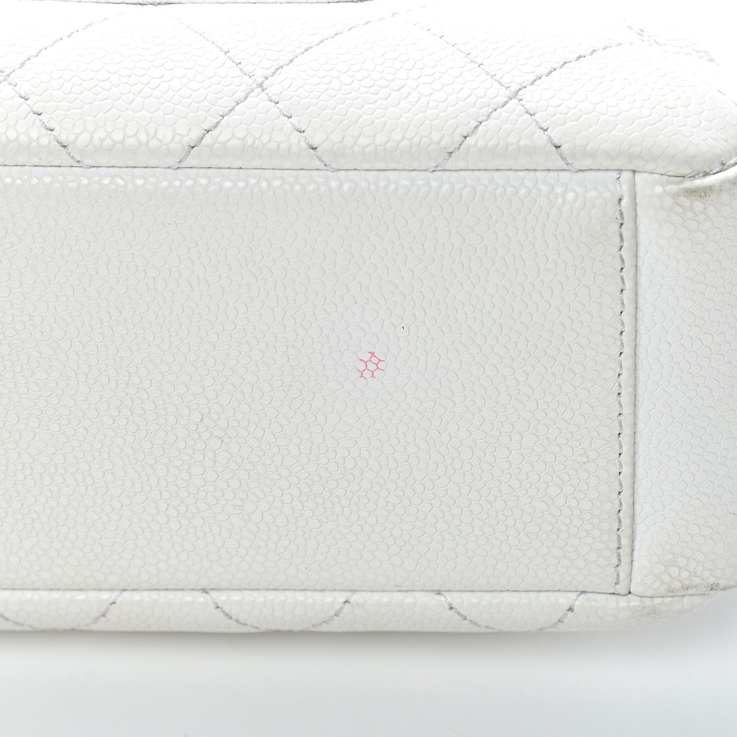 Chanel Caviar Quilted Petit Shopping Tote PST White 19 of 23