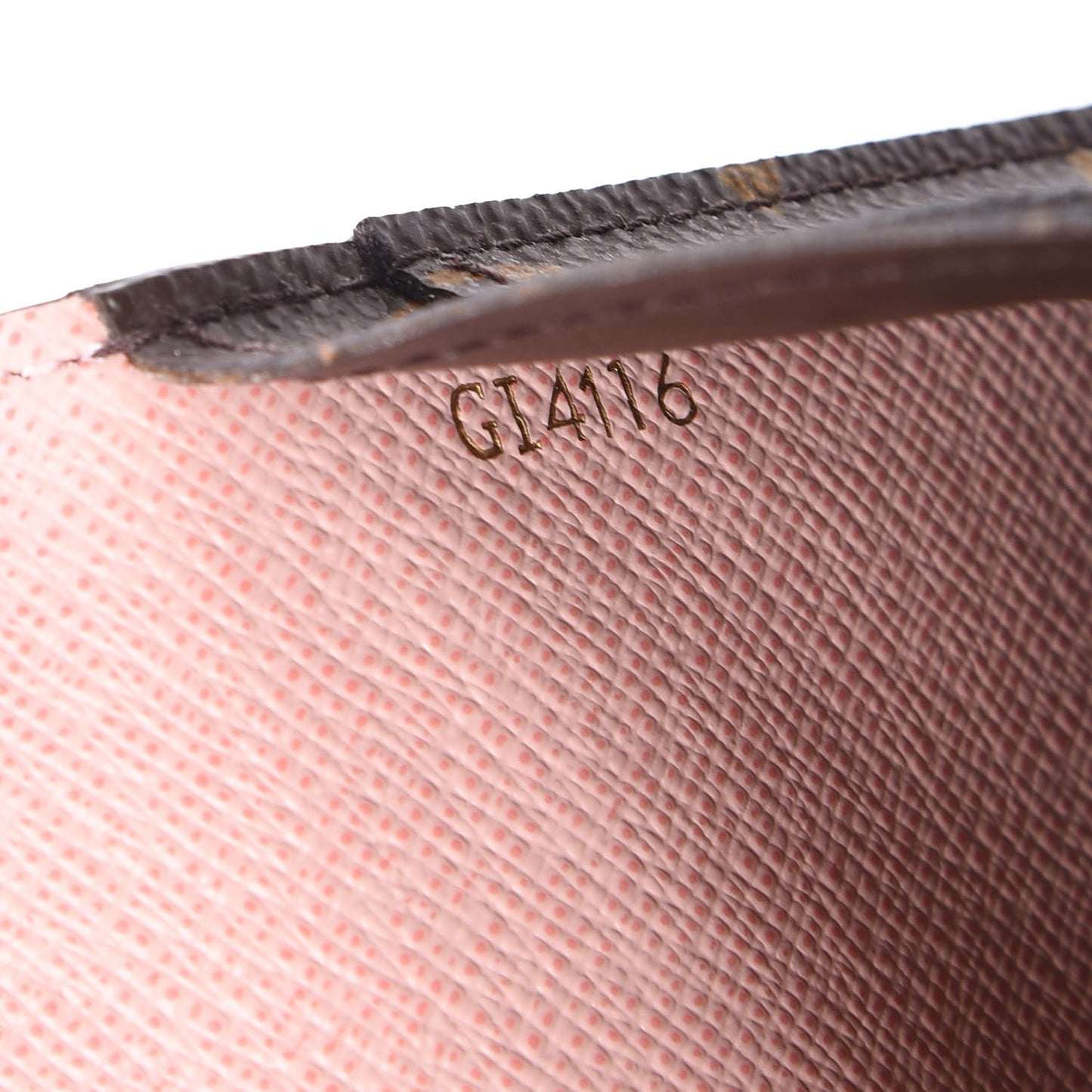 Monogram Josephine Wallet Rose Ballerine
