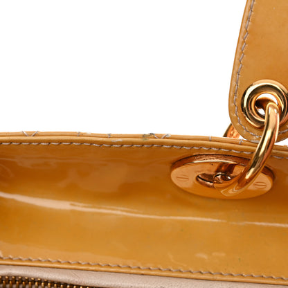 Christian Dior Patent Cannage Large Lady Dior Beige 17 of 22