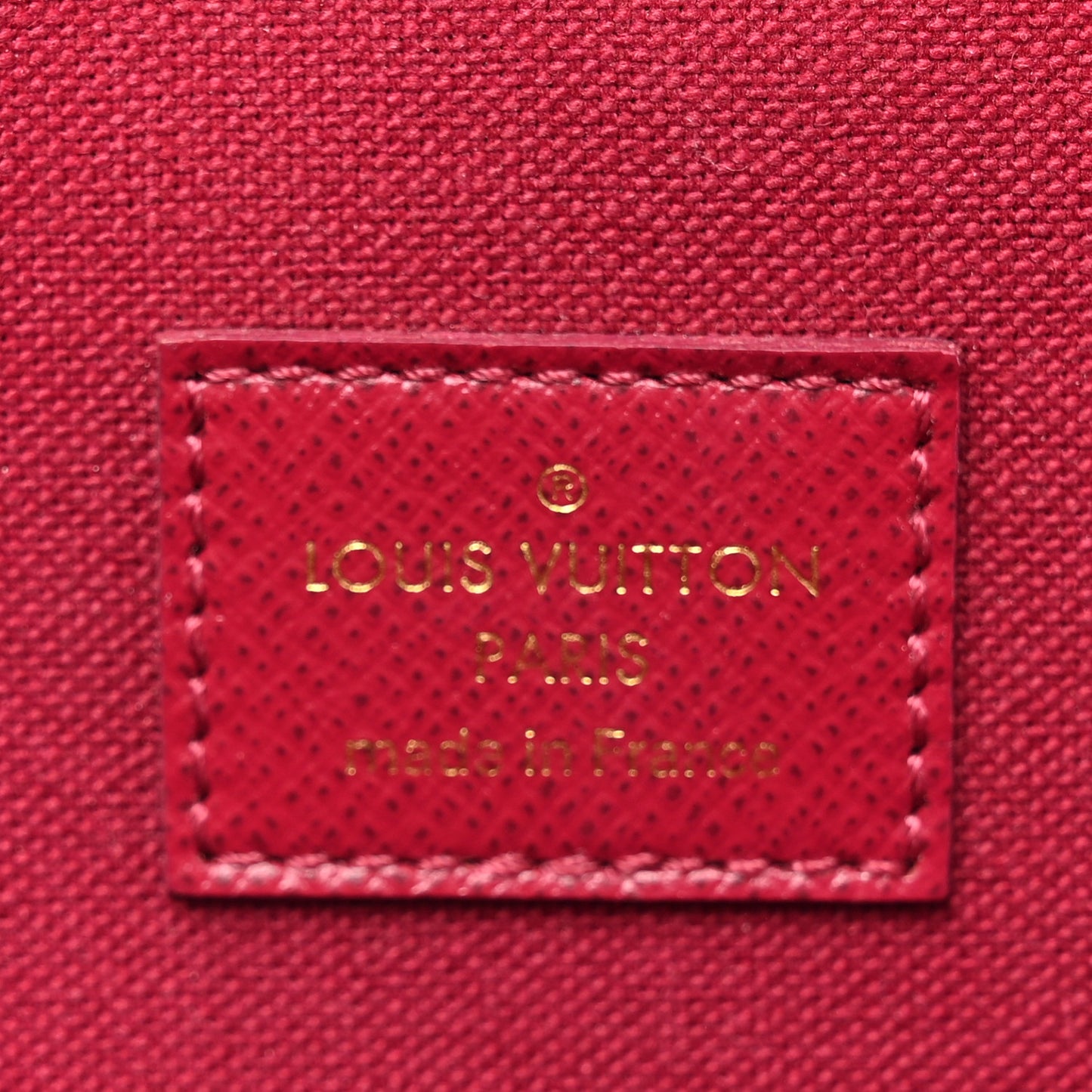 Monogram Pochette Felicie Chain Wallet Fuchsia