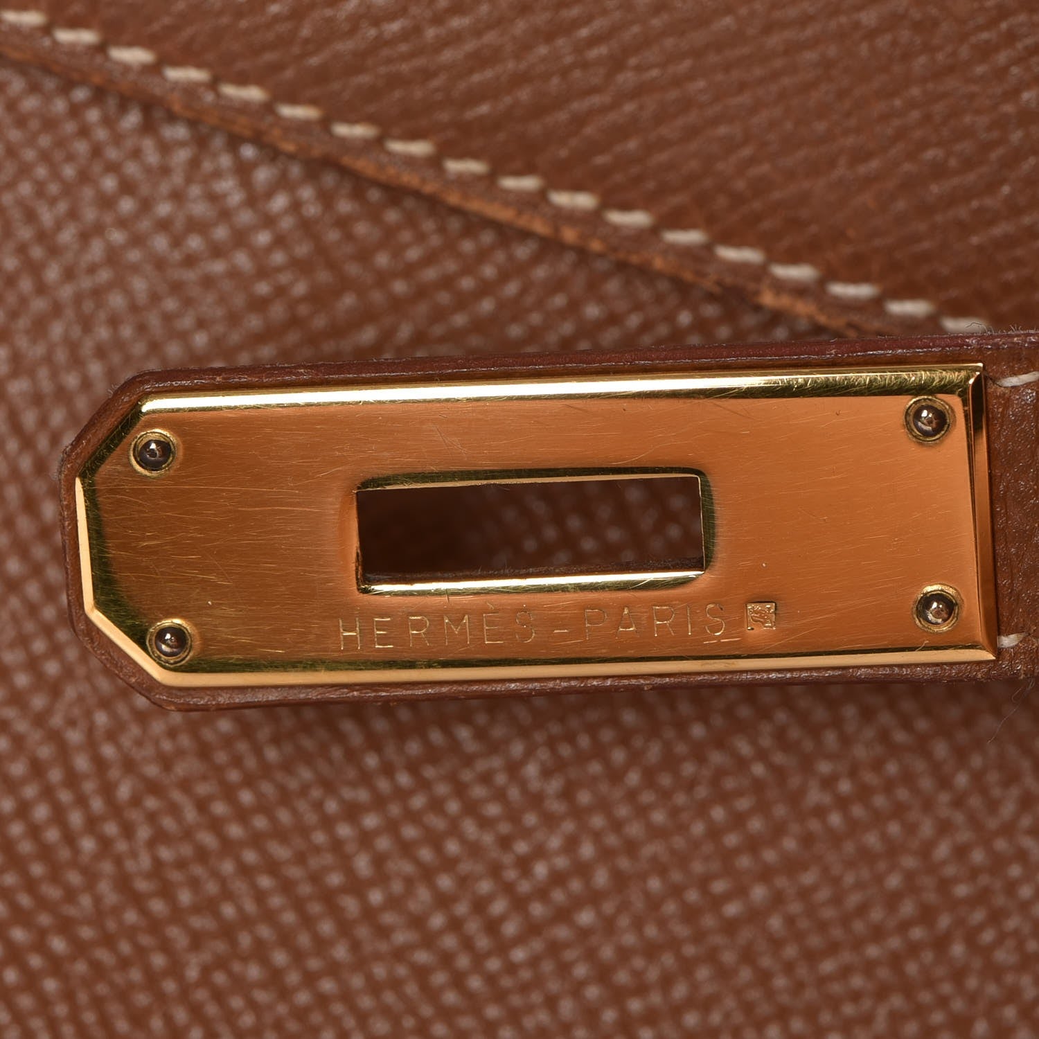 Hermes Courchevel Kelly Retourne 32 Gold 20 of 34