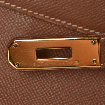Hermes Courchevel Kelly Retourne 32 Gold 20 of 34