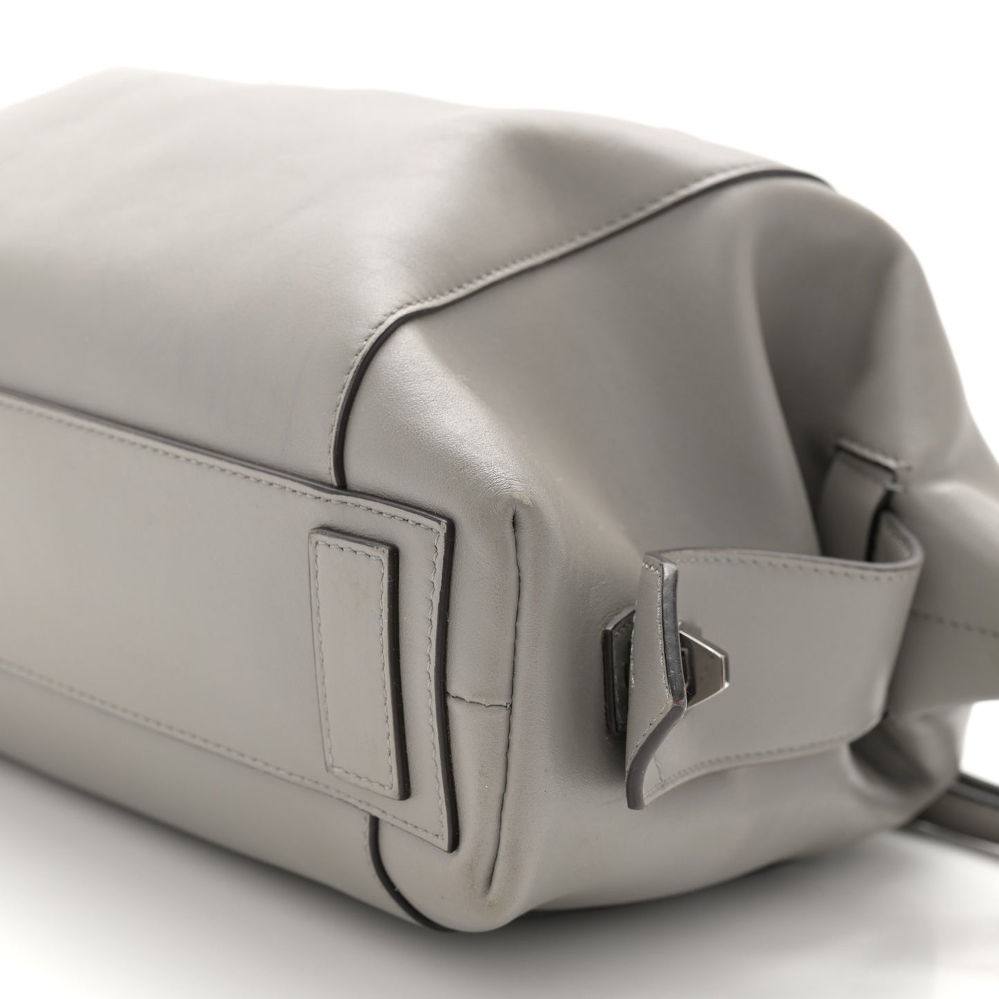 Calfskin Small Soft Antigona Pearl Grey