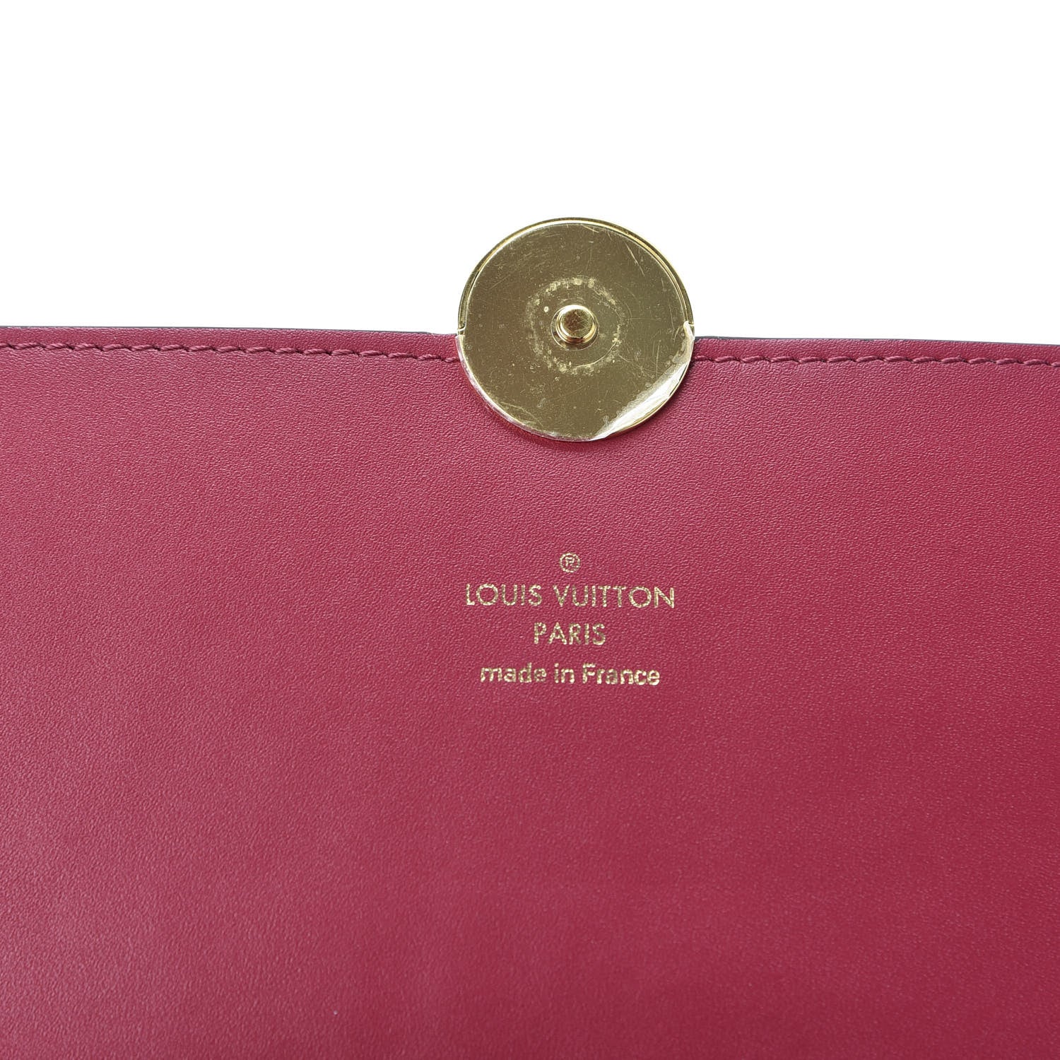 Louis Vuitton Monogram Flore Chain Wallet Fuchsia 7 of 8