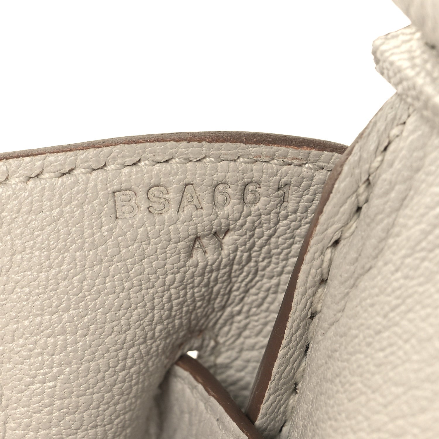 Hermes Togo Birkin 30 Gris Pale 7 of 12