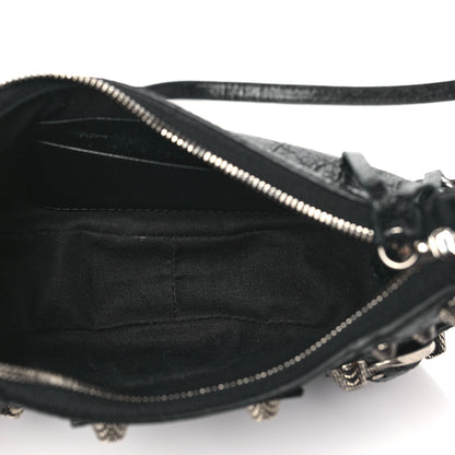 Balenciaga Agneau Arena Le Cagole Mini Purse With Chain Black 5 of 10