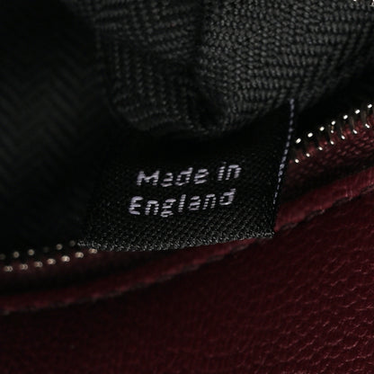 Mulberry Micro Classic Grain Small Iris Shoulder Bag Black Cherry 7 of 10