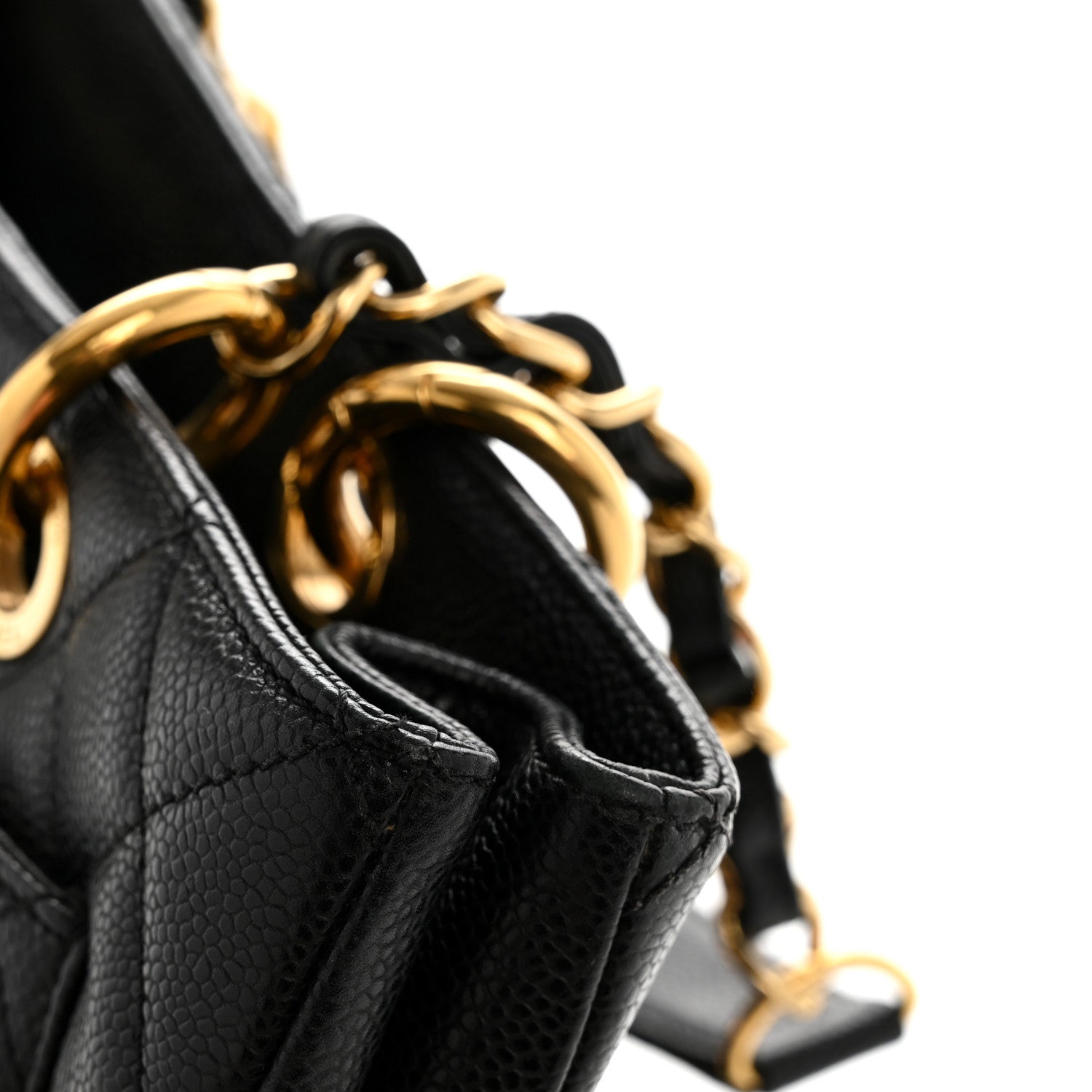 Chanel Caviar Quilted Grand Shopping Tote GST Black 15 of 15