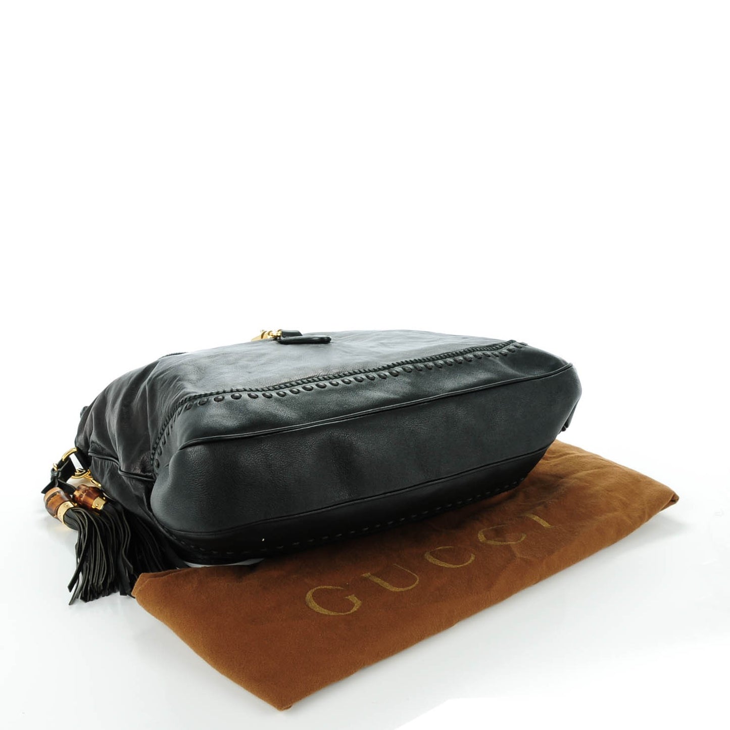 Calfskin Large New Jackie Hobo Black