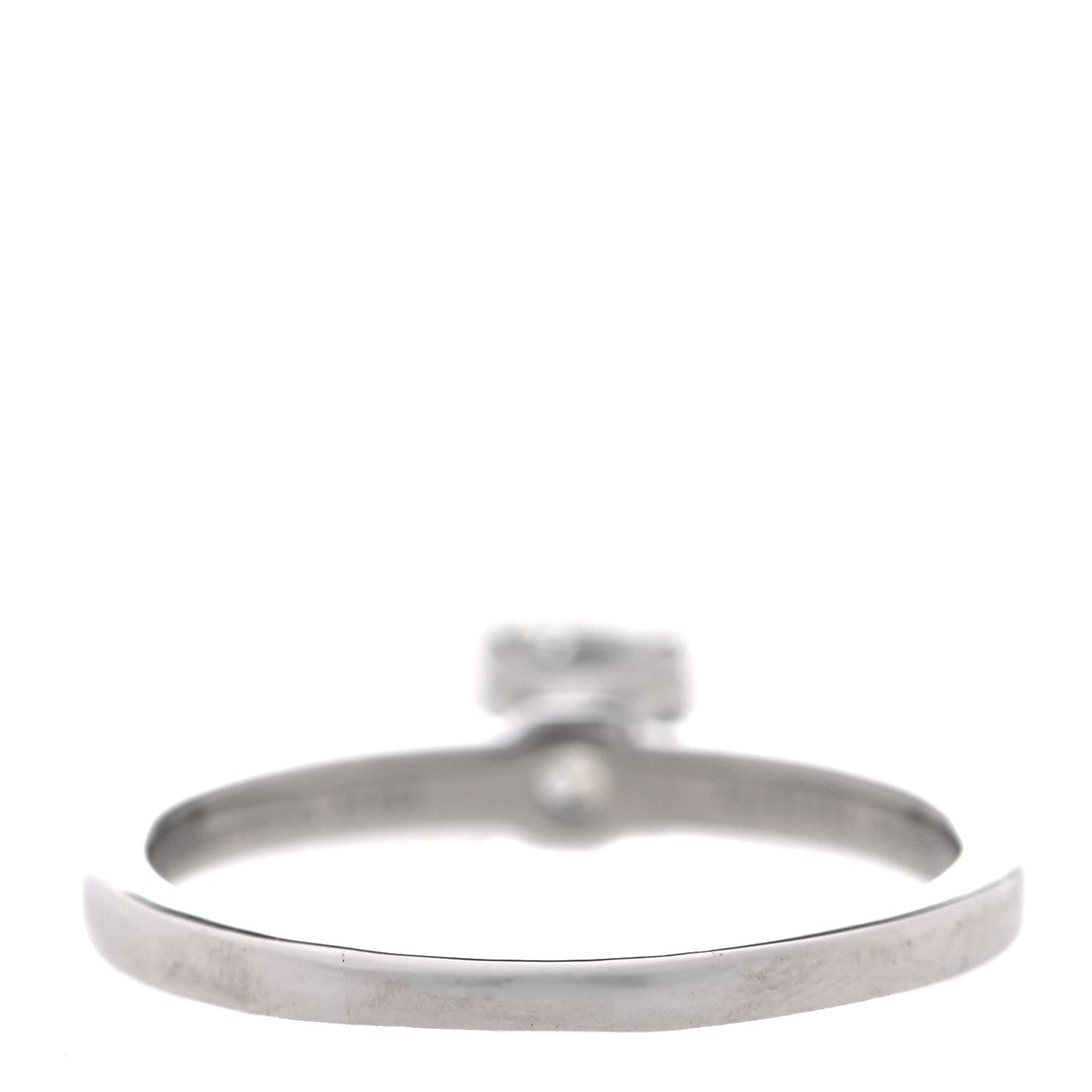 Platinum Diamond .49ct Square Cushion Cut Engagement Ring 52 6