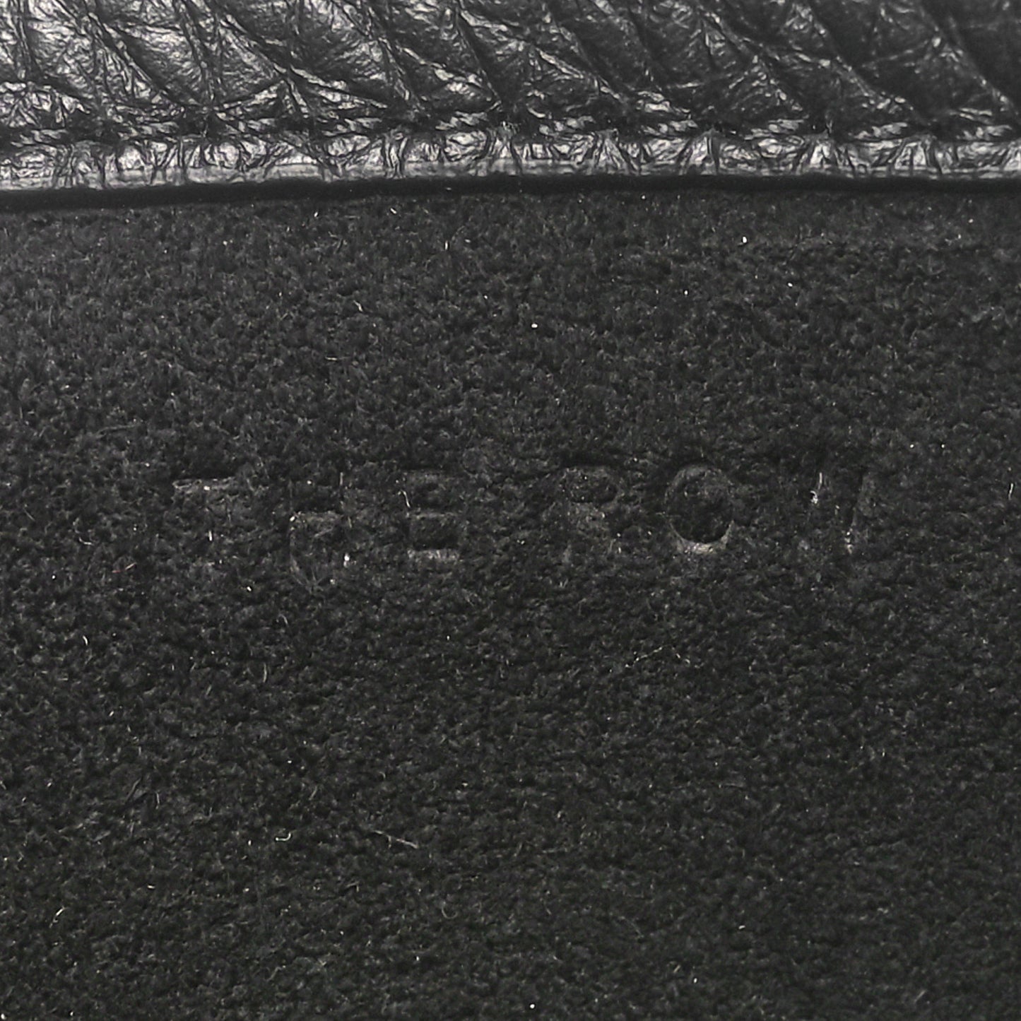 Grained Calfskin Medium N/S Park Tote Black