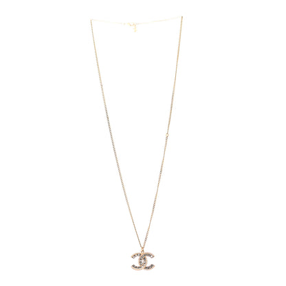 Chanel Baguette Crystal CC Necklace Gold 3 of 5