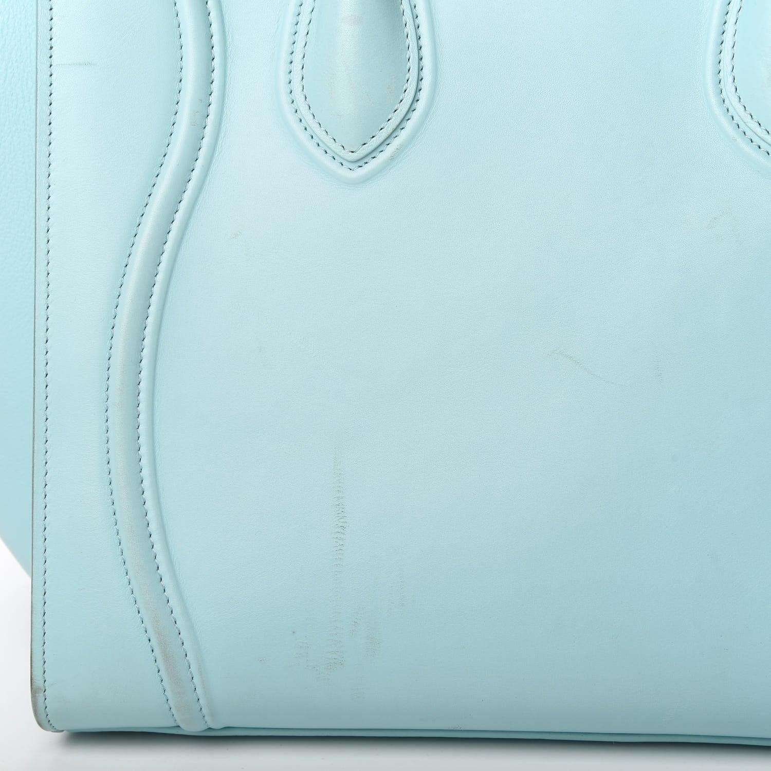 Celine Supple Calfskin Medium Phantom Luggage Azur 15 of 16