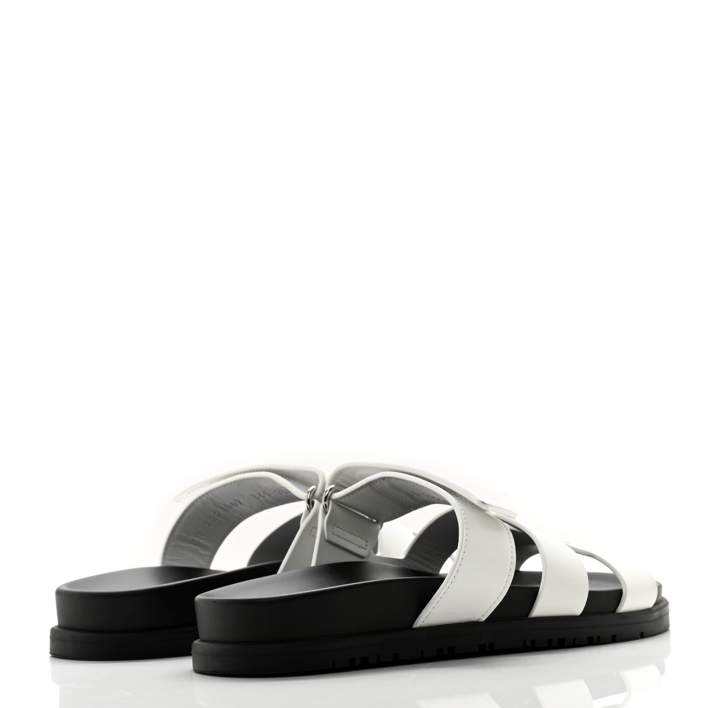 Calfskin Womens Chypre Sandals 36.5 White
