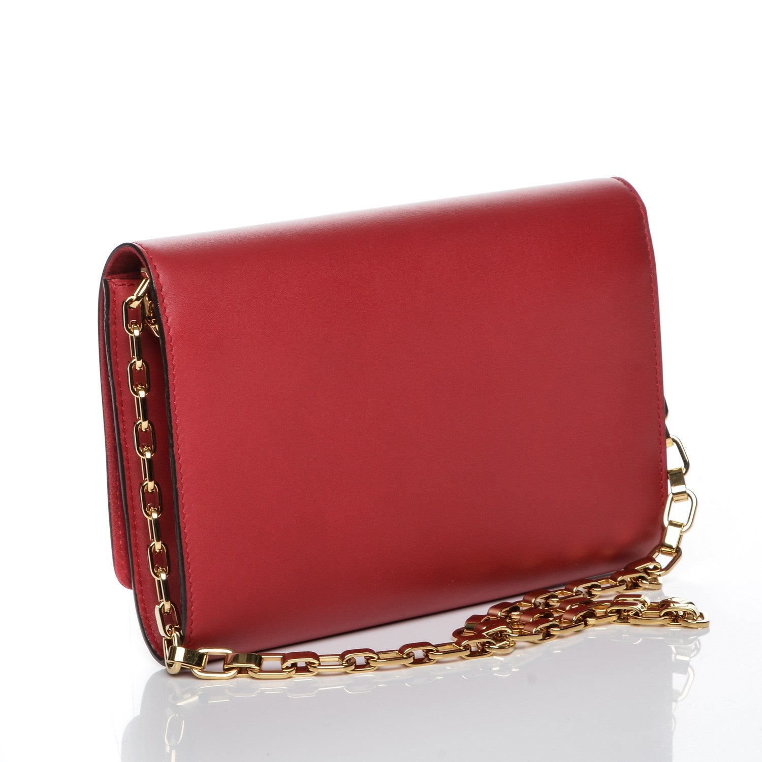 Louis Vuitton Calfskin Chain Louise GM Framboise 3 of 7