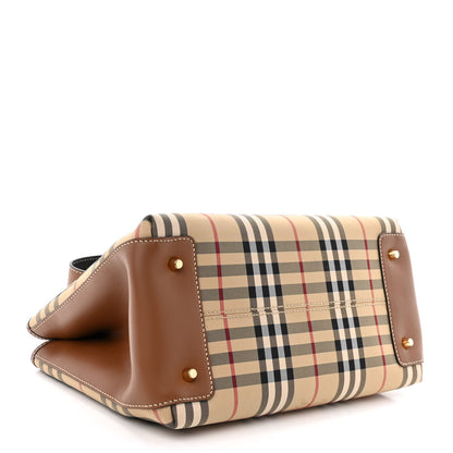 Burberry Horseferry Check Medium Ballingdon Tote Honey Tan 4 of 11