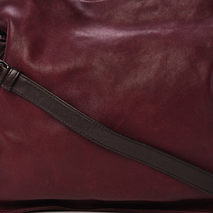 Loewe Nappa Small Flamenco Shoulder Bag Wine 7 of 13