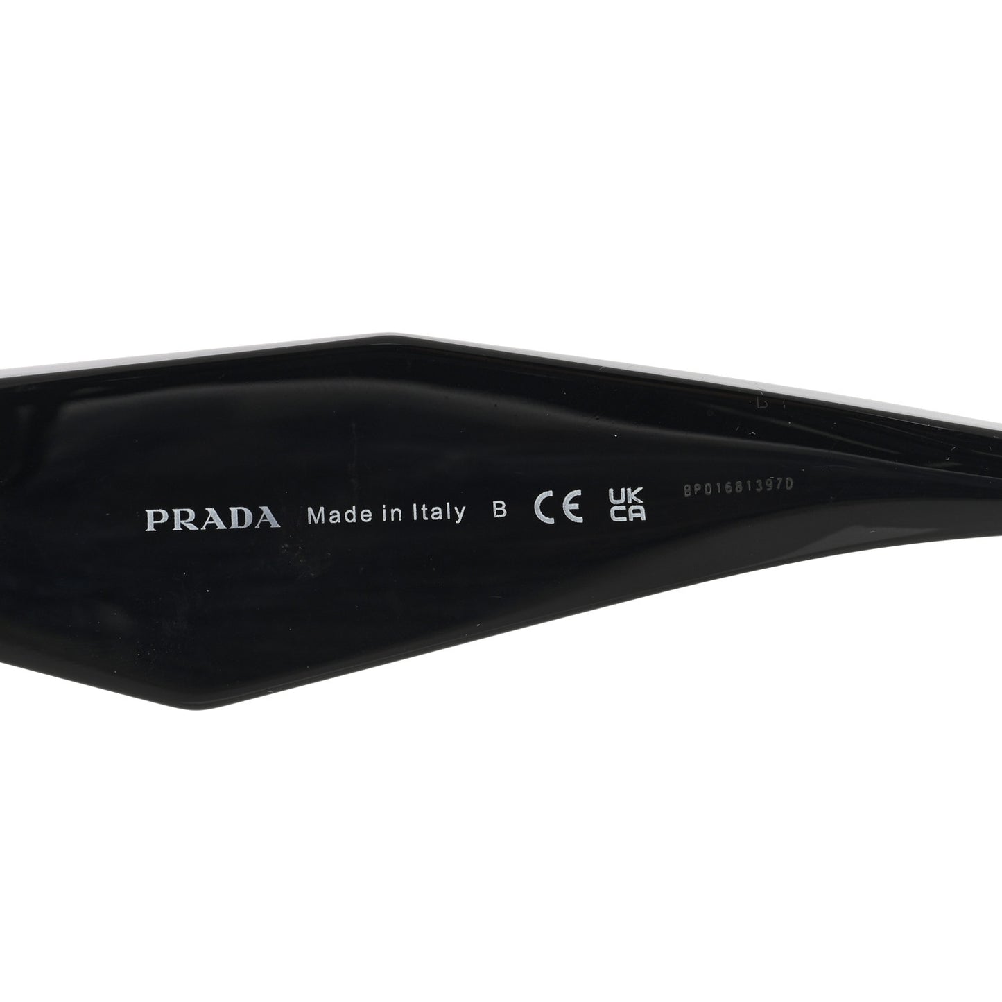 Acetate Symbole Sunglasses SPR 07Y Black