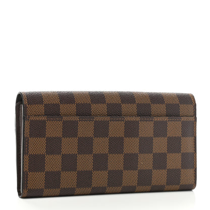 Louis Vuitton Damier Ebene Sarah Wallet NM 3 of 6