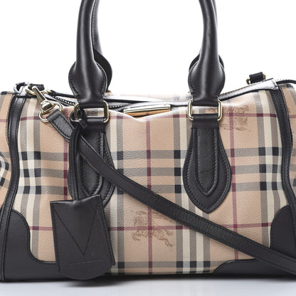 Burberry Haymarket Check Small Gladstone Chocolate 8 of 15