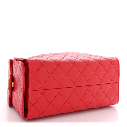 Chanel Caviar Quilted Small Chanel 25 Handbag Dark Red 4 of 11