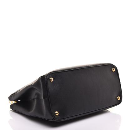 Prada Saffiano Medium Galleria Double Zip Tote Black 4 of 8
