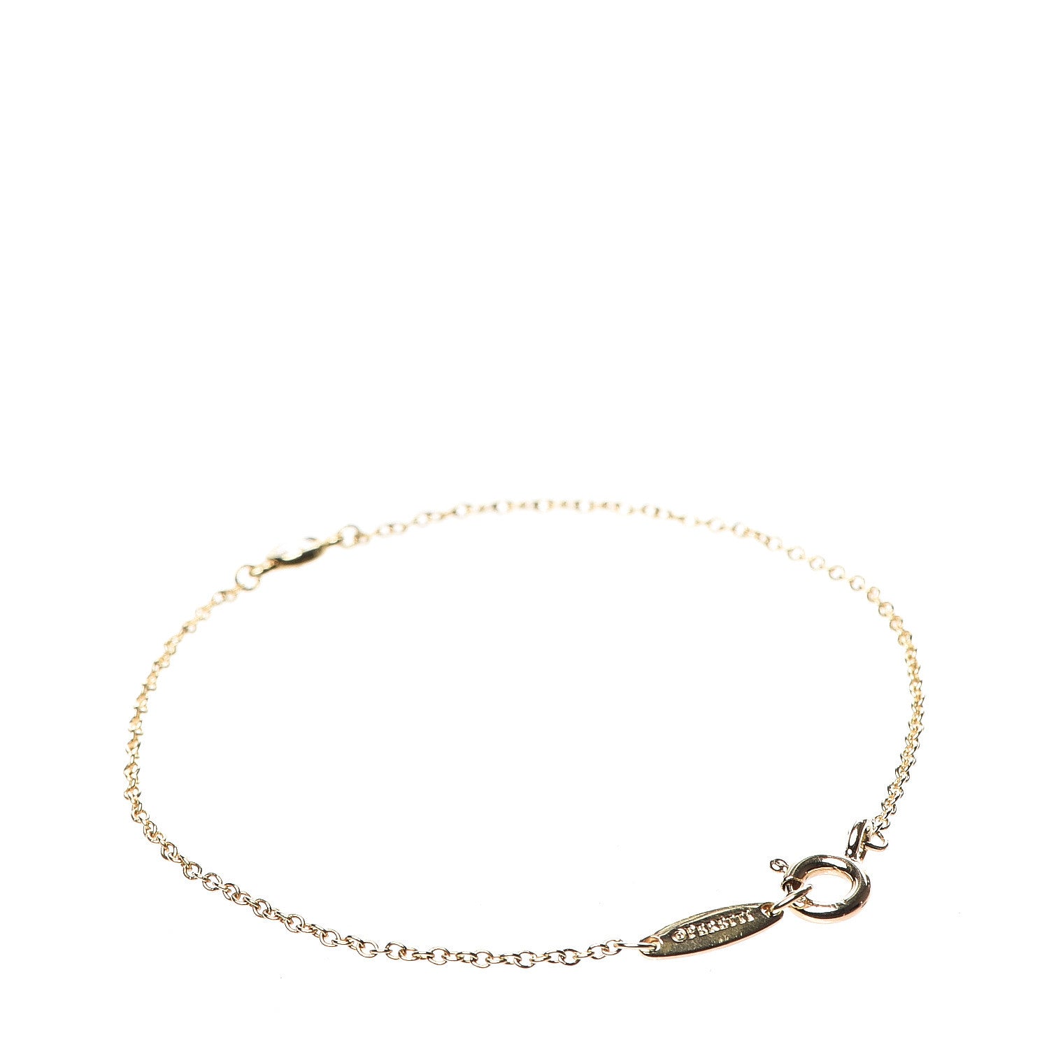 Tiffany 18K Yellow Gold Diamond .08ct Elsa Peretti Diamonds by the Yard Bracelet 2 of 4