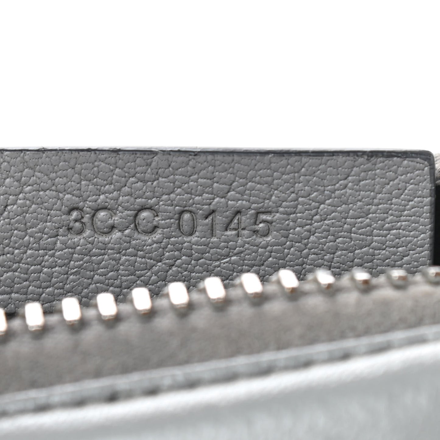 Sugar Goatskin Mini Antigona Pearl Grey