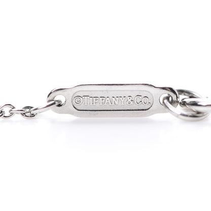 Tiffany Platinum Diamond Small Cross Pendant Necklace 5 of 6
