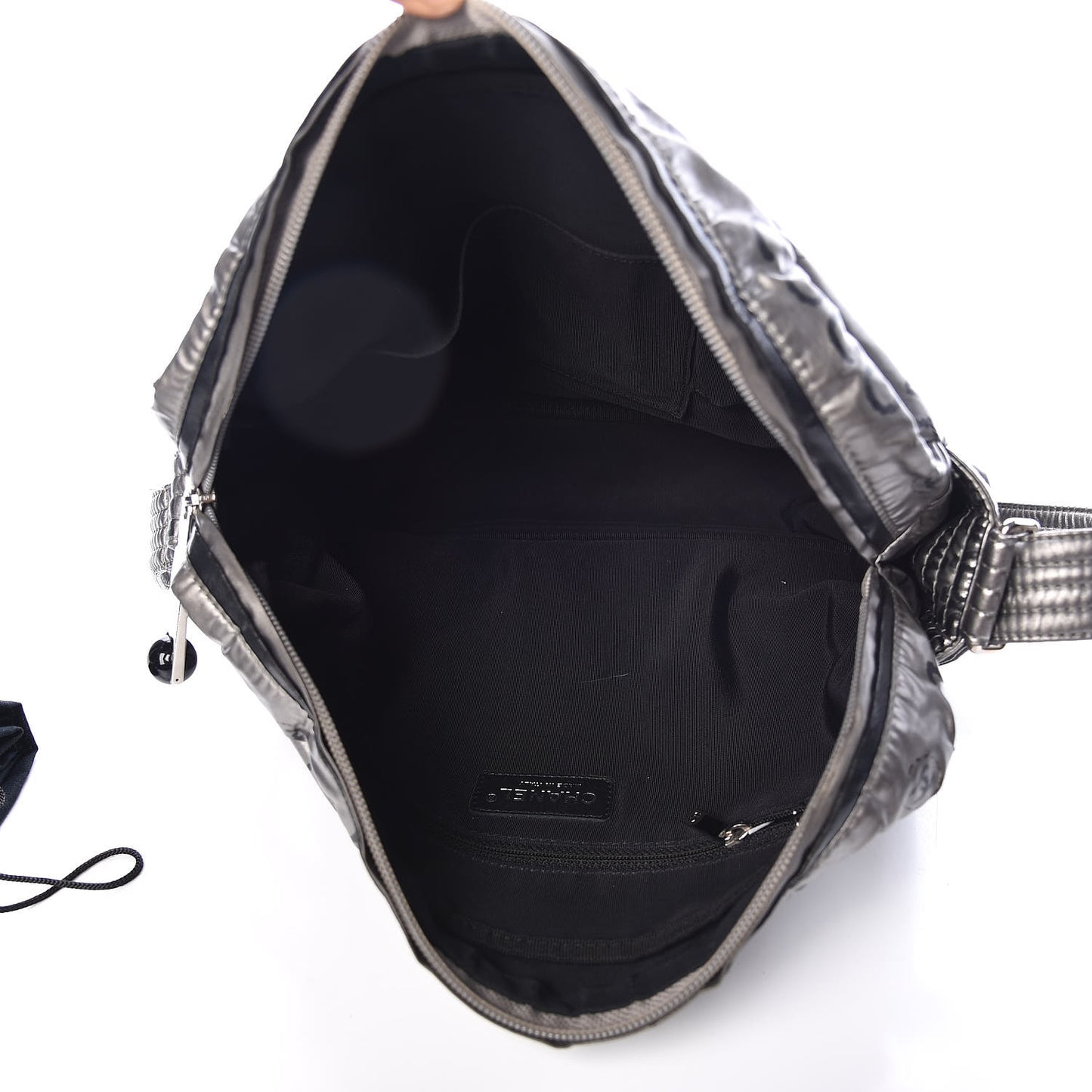 Coated Canvas Unlimited Travel Messenger Bag Black