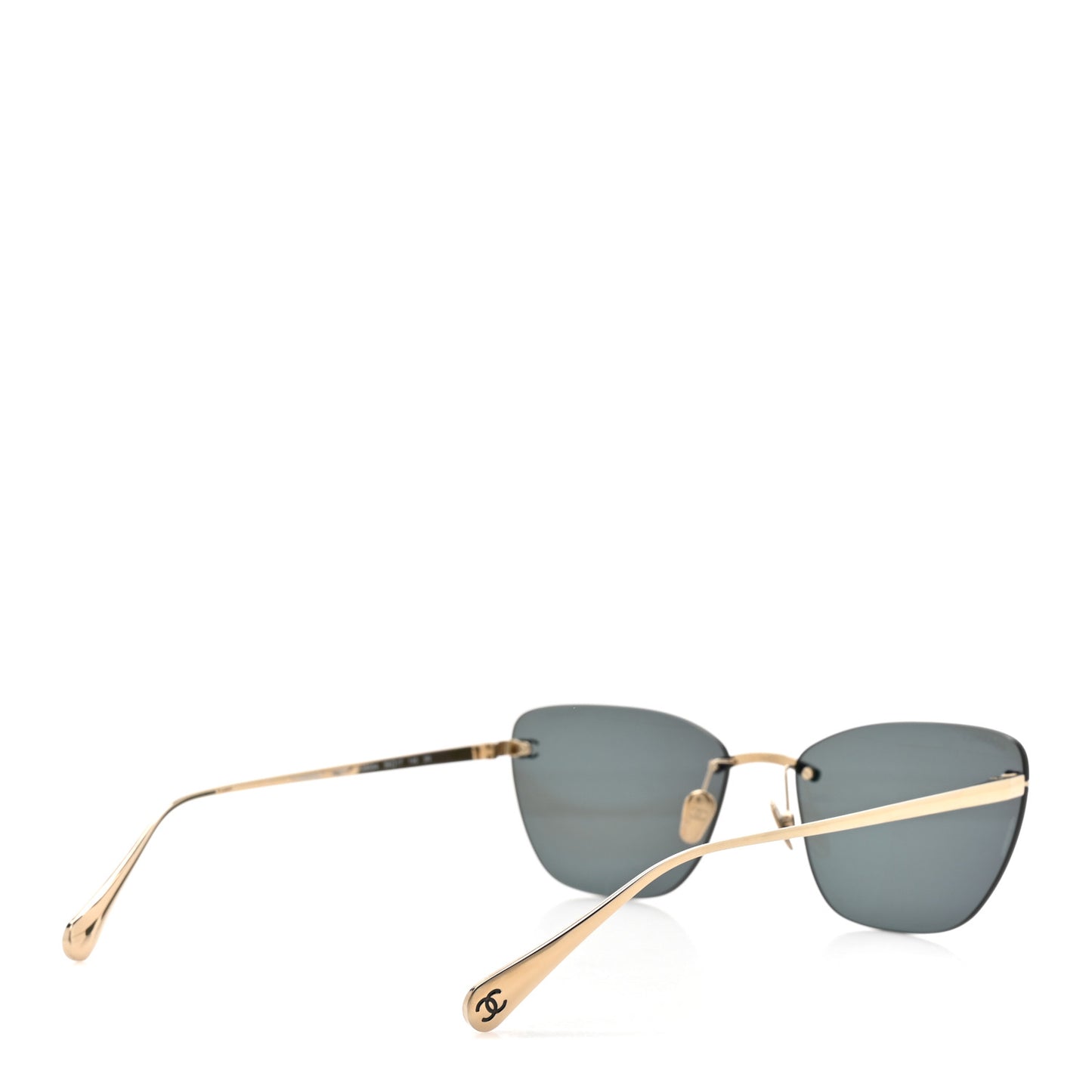 Titanium Cat Eye CC Sunglasses 4286-T Black